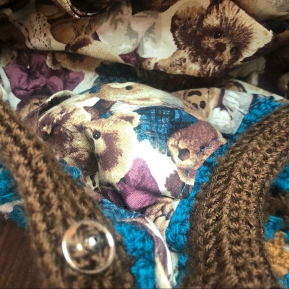 Vintage Crocheted Handbag - Picture 7 of 9